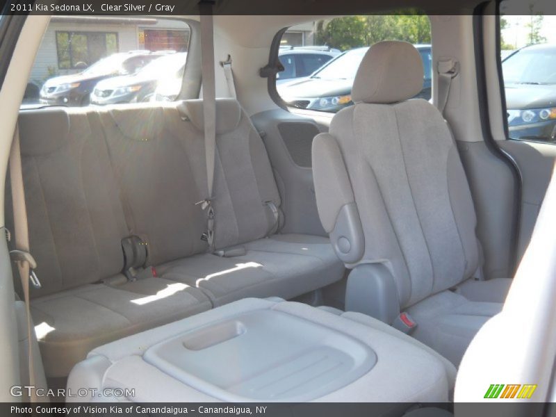 Clear Silver / Gray 2011 Kia Sedona LX