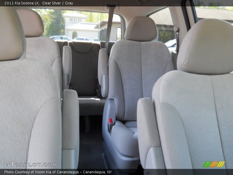 Clear Silver / Gray 2011 Kia Sedona LX