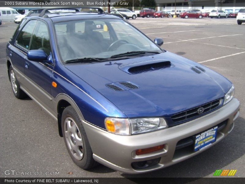 Blue Ridge Pearl / Gray 2001 Subaru Impreza Outback Sport Wagon