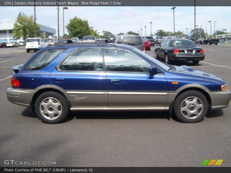 Blue Ridge Pearl / Gray 2001 Subaru Impreza Outback Sport Wagon