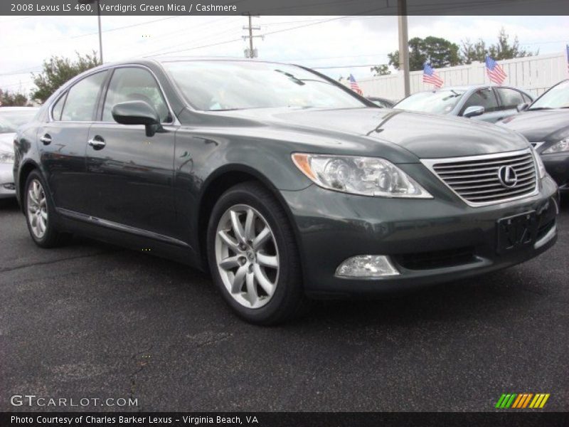Verdigris Green Mica / Cashmere 2008 Lexus LS 460