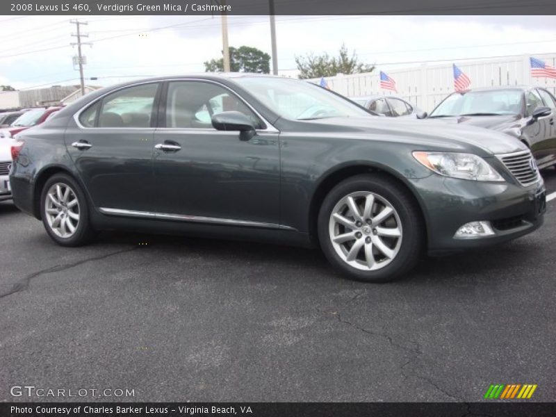 Verdigris Green Mica / Cashmere 2008 Lexus LS 460