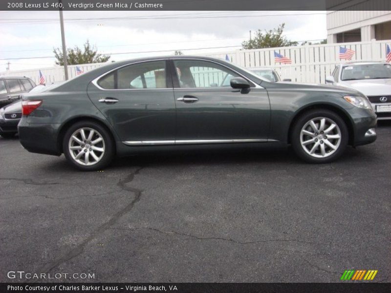 Verdigris Green Mica / Cashmere 2008 Lexus LS 460