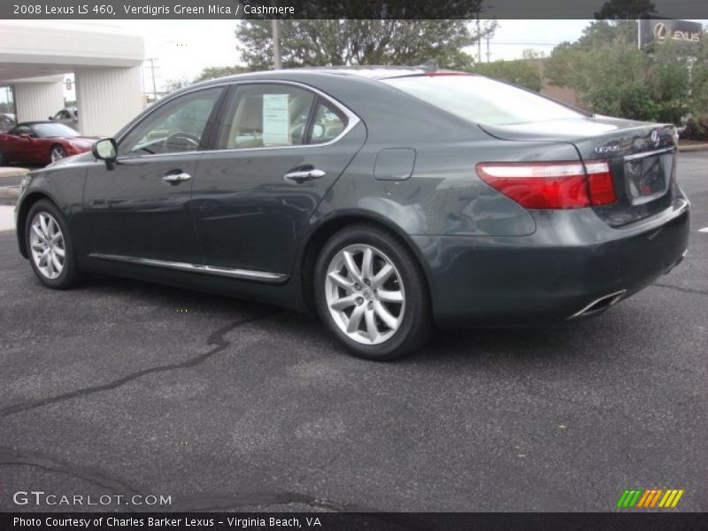 Verdigris Green Mica / Cashmere 2008 Lexus LS 460