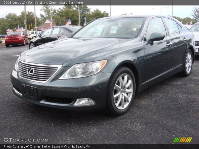 Verdigris Green Mica / Cashmere 2008 Lexus LS 460