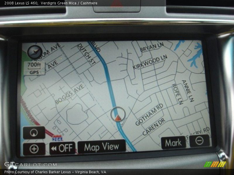 Verdigris Green Mica / Cashmere 2008 Lexus LS 460