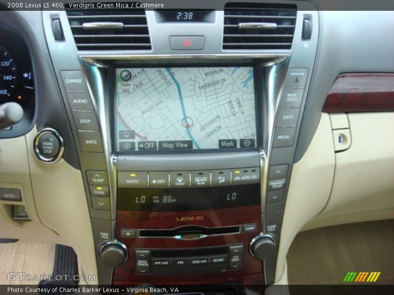 Verdigris Green Mica / Cashmere 2008 Lexus LS 460