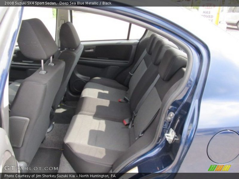 Deep Sea Blue Metallic / Black 2008 Suzuki SX4 Sport Sedan