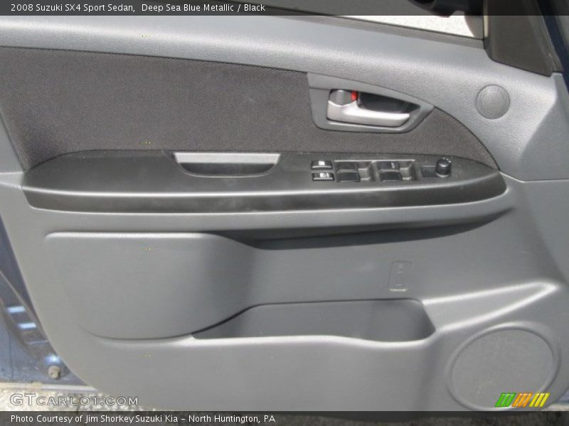 Deep Sea Blue Metallic / Black 2008 Suzuki SX4 Sport Sedan