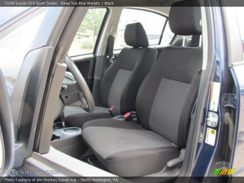 Deep Sea Blue Metallic / Black 2008 Suzuki SX4 Sport Sedan