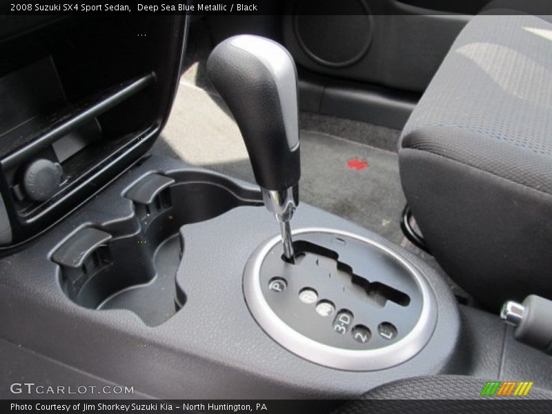 Deep Sea Blue Metallic / Black 2008 Suzuki SX4 Sport Sedan