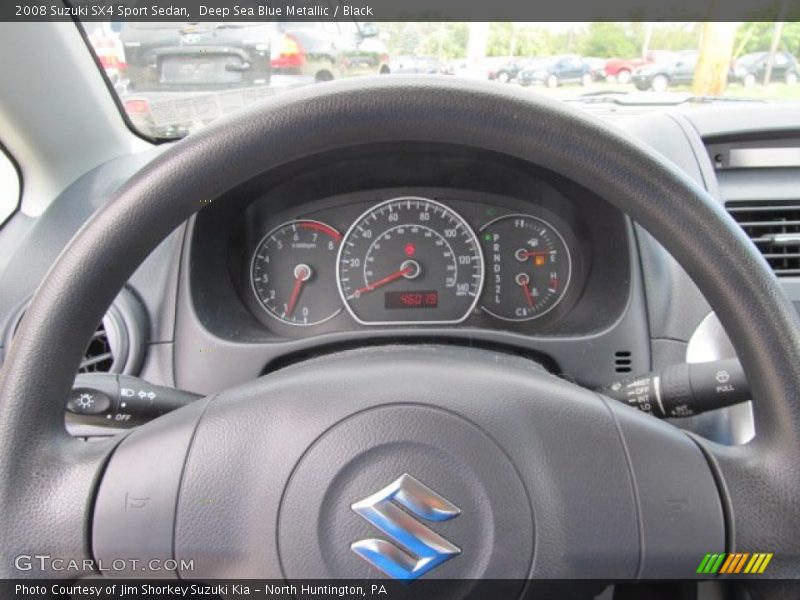 Deep Sea Blue Metallic / Black 2008 Suzuki SX4 Sport Sedan