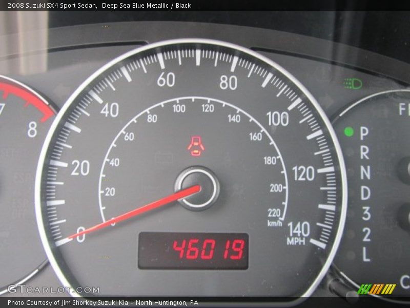 Deep Sea Blue Metallic / Black 2008 Suzuki SX4 Sport Sedan