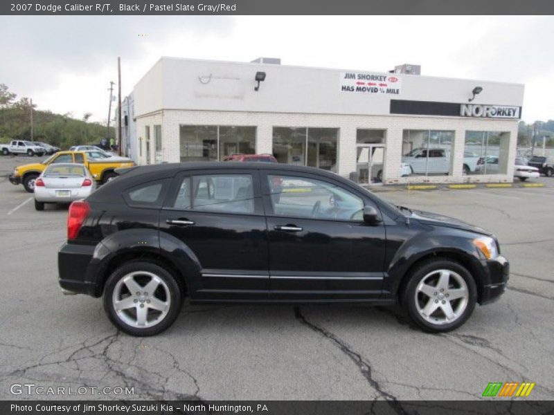 Black / Pastel Slate Gray/Red 2007 Dodge Caliber R/T