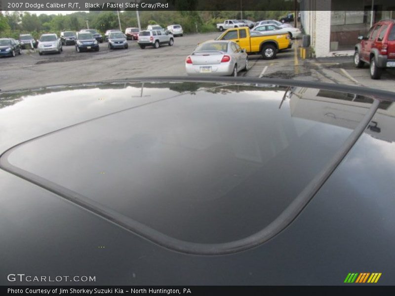 Black / Pastel Slate Gray/Red 2007 Dodge Caliber R/T
