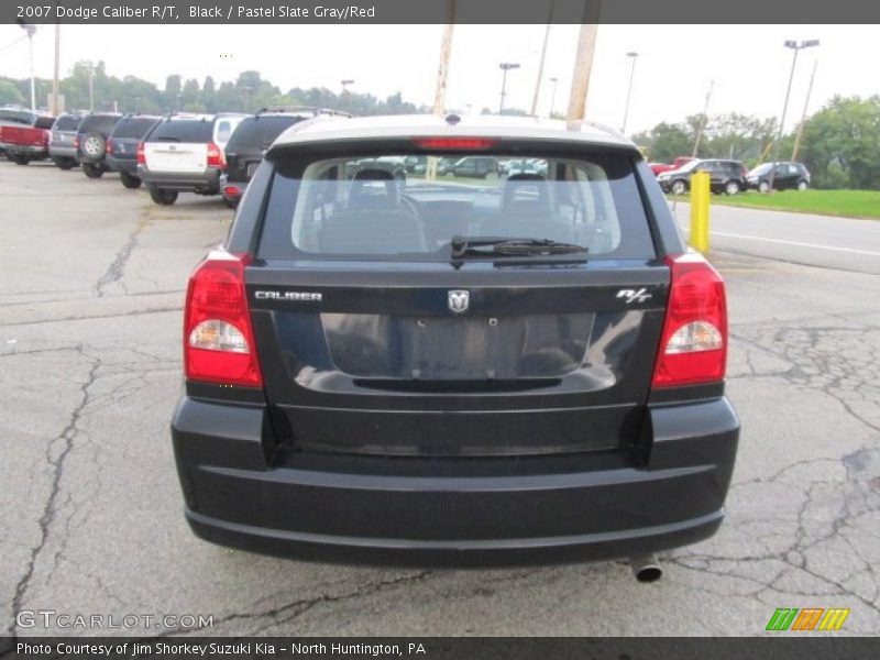 Black / Pastel Slate Gray/Red 2007 Dodge Caliber R/T