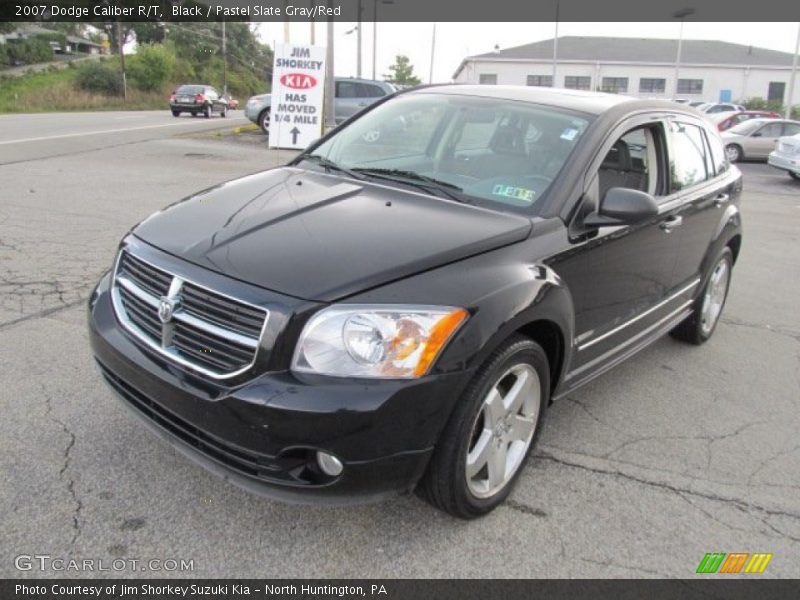Black / Pastel Slate Gray/Red 2007 Dodge Caliber R/T