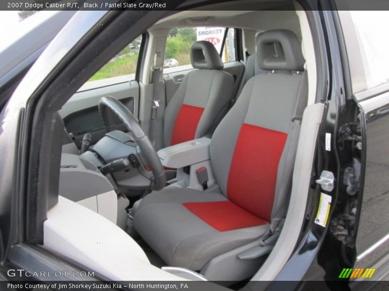 Black / Pastel Slate Gray/Red 2007 Dodge Caliber R/T