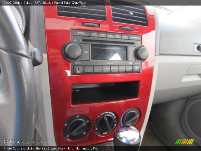 Black / Pastel Slate Gray/Red 2007 Dodge Caliber R/T