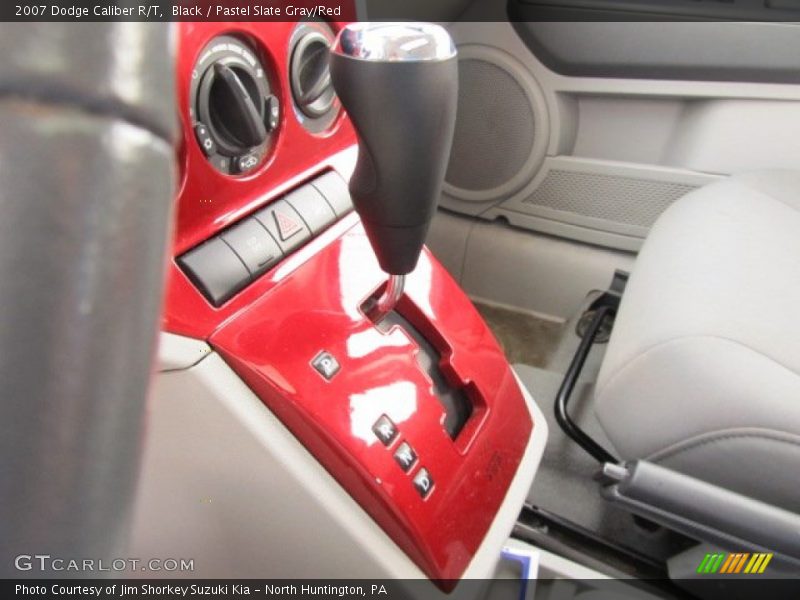 Black / Pastel Slate Gray/Red 2007 Dodge Caliber R/T