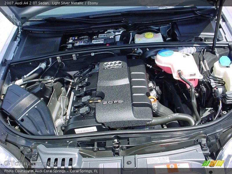 Light Silver Metallic / Ebony 2007 Audi A4 2.0T Sedan