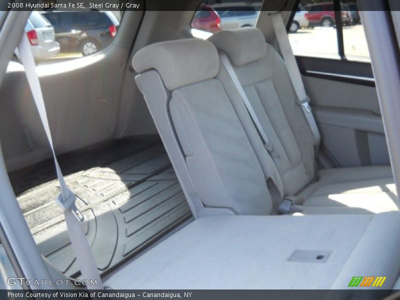 Steel Gray / Gray 2008 Hyundai Santa Fe SE