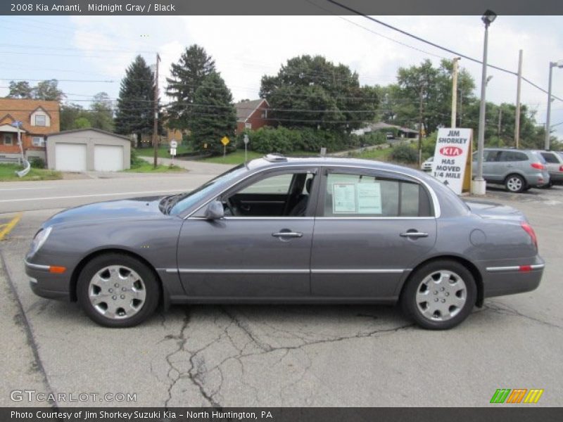 Midnight Gray / Black 2008 Kia Amanti