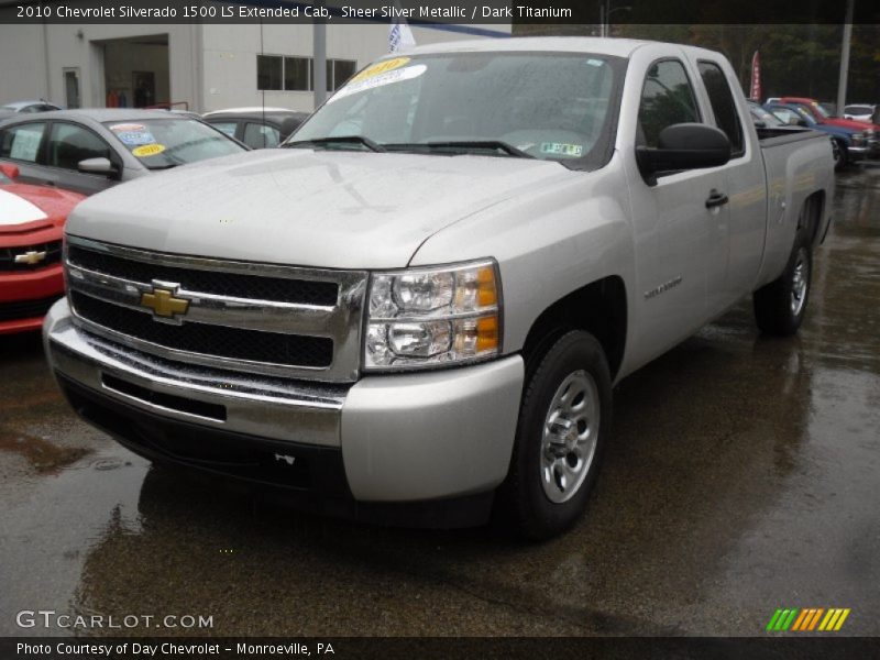 Front 3/4 View of 2010 Silverado 1500 LS Extended Cab