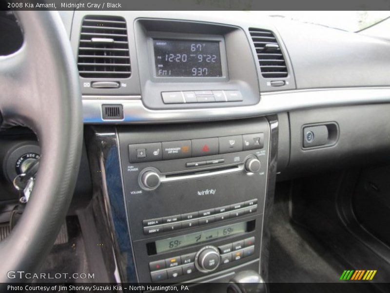 Midnight Gray / Black 2008 Kia Amanti