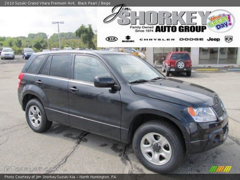 Black Pearl / Beige 2010 Suzuki Grand Vitara Premium 4x4