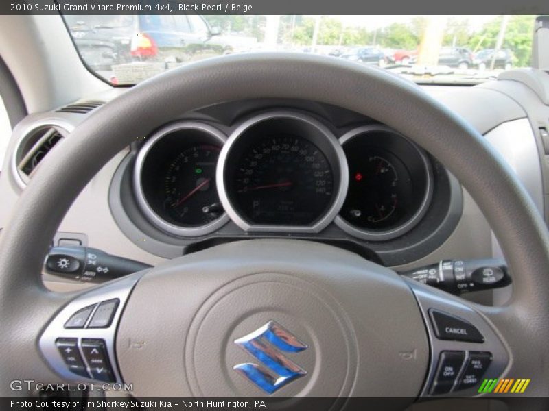 Black Pearl / Beige 2010 Suzuki Grand Vitara Premium 4x4