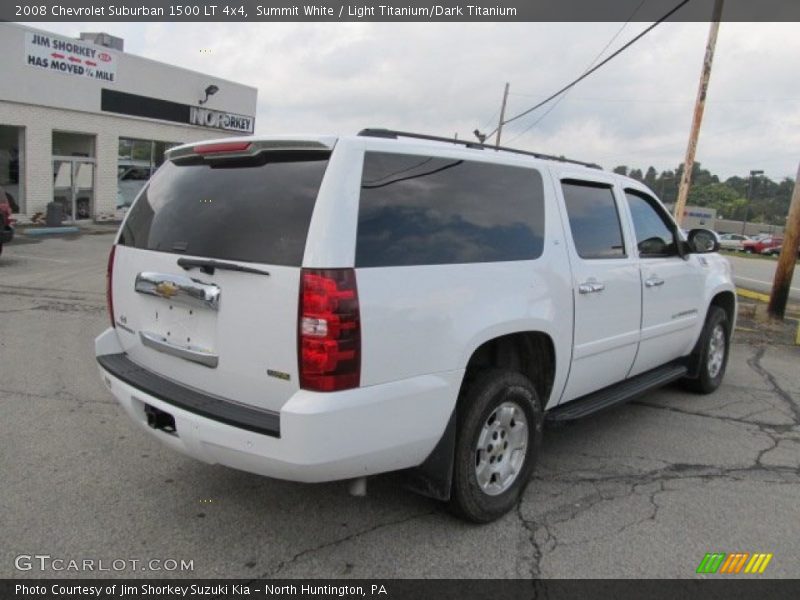 Summit White / Light Titanium/Dark Titanium 2008 Chevrolet Suburban 1500 LT 4x4