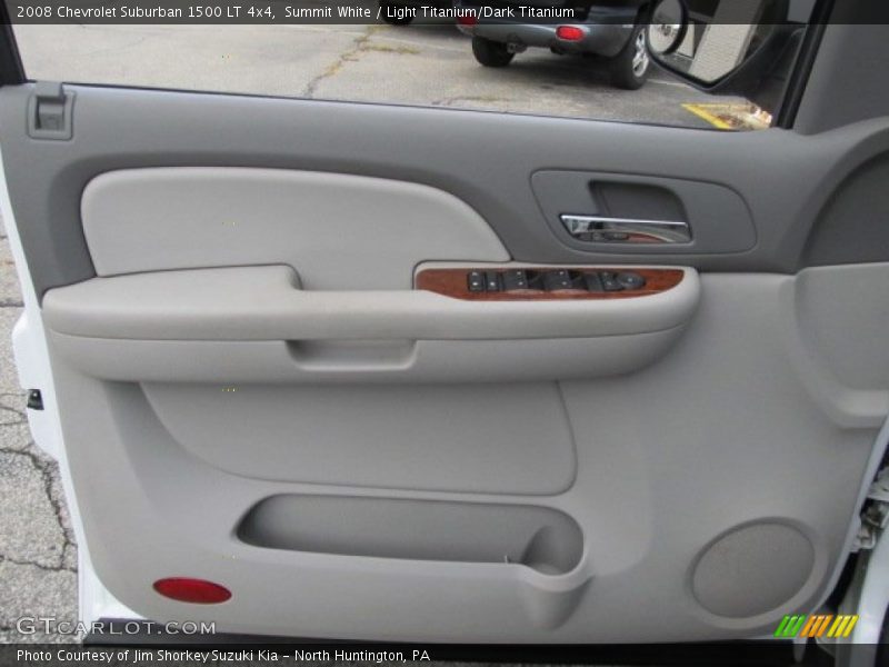 Summit White / Light Titanium/Dark Titanium 2008 Chevrolet Suburban 1500 LT 4x4