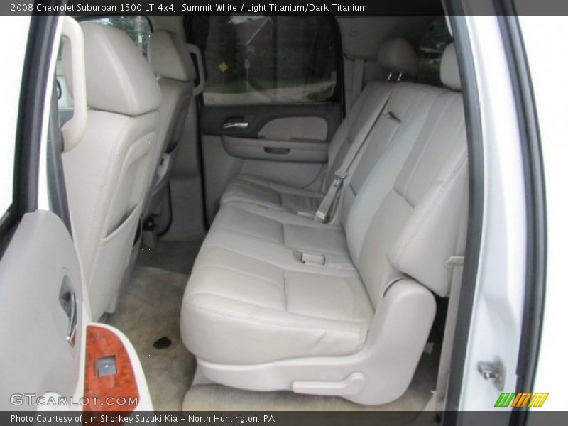 Summit White / Light Titanium/Dark Titanium 2008 Chevrolet Suburban 1500 LT 4x4