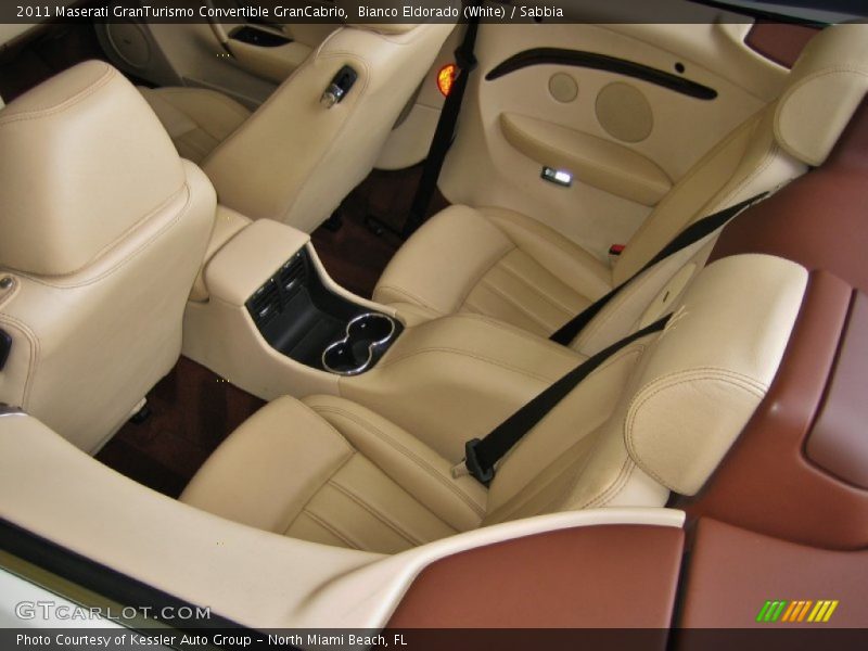 Bianco Eldorado (White) / Sabbia 2011 Maserati GranTurismo Convertible GranCabrio