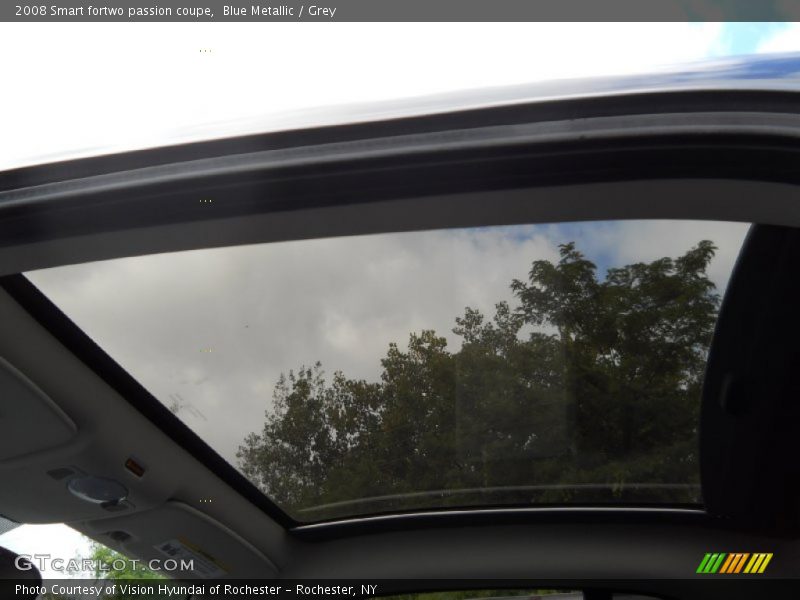 Blue Metallic / Grey 2008 Smart fortwo passion coupe