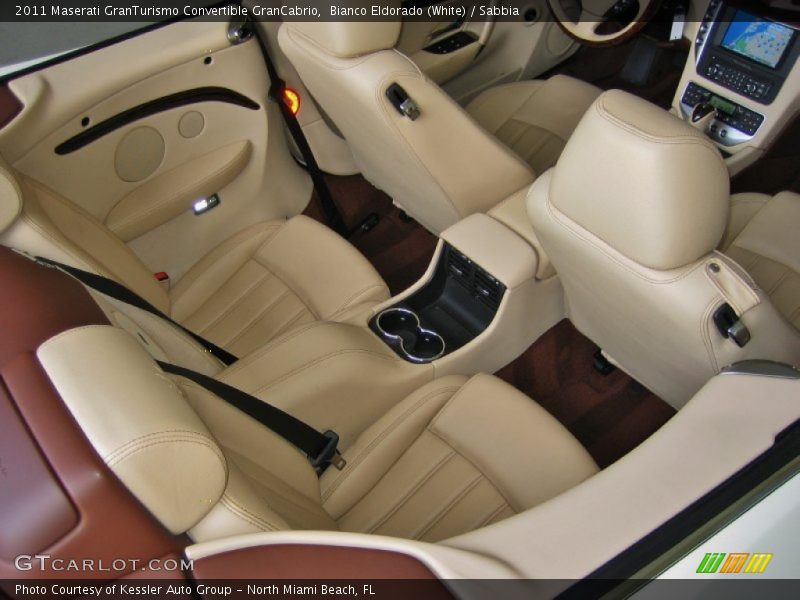 Bianco Eldorado (White) / Sabbia 2011 Maserati GranTurismo Convertible GranCabrio