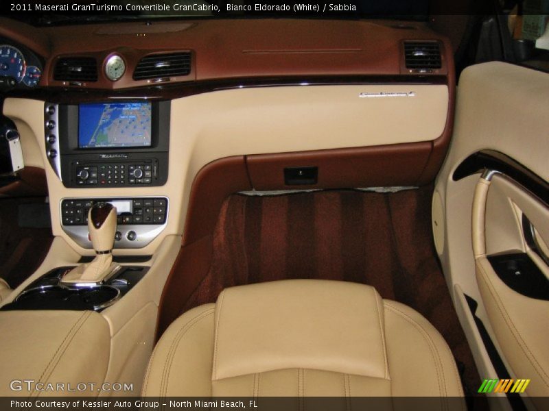 Bianco Eldorado (White) / Sabbia 2011 Maserati GranTurismo Convertible GranCabrio