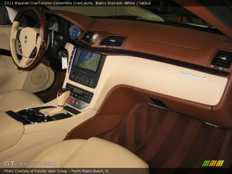 Bianco Eldorado (White) / Sabbia 2011 Maserati GranTurismo Convertible GranCabrio