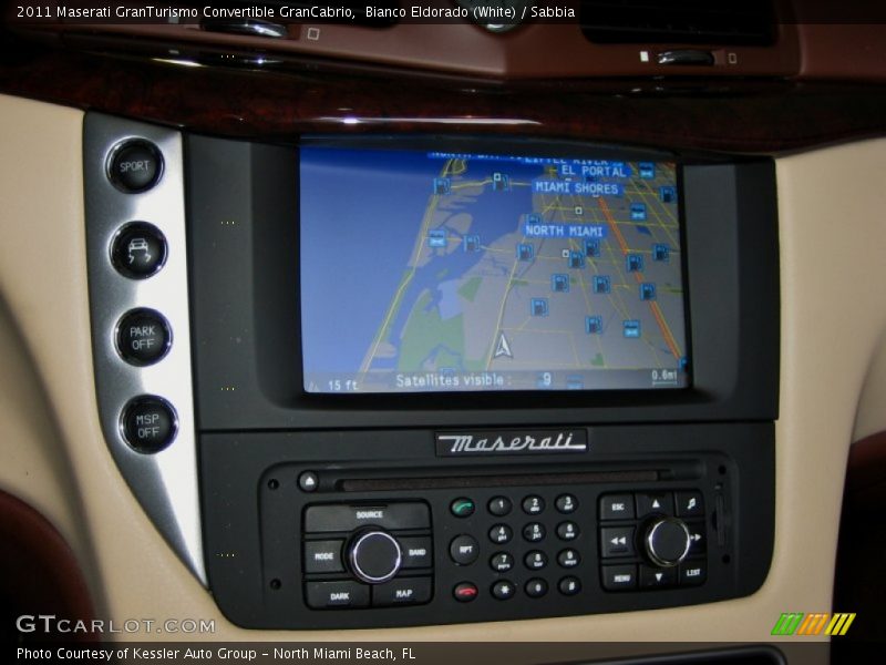 Bianco Eldorado (White) / Sabbia 2011 Maserati GranTurismo Convertible GranCabrio