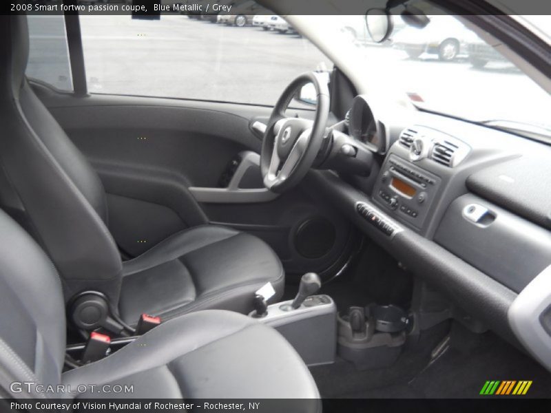 Blue Metallic / Grey 2008 Smart fortwo passion coupe