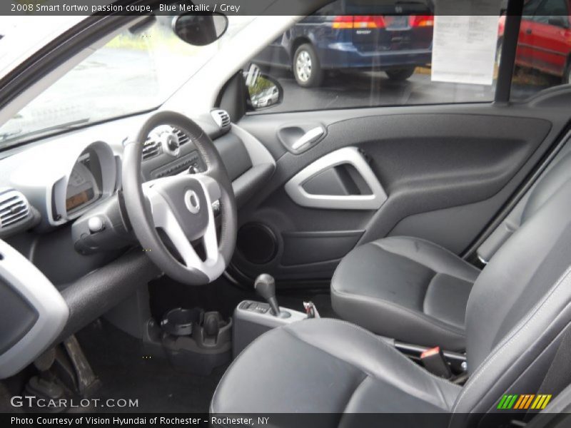 Blue Metallic / Grey 2008 Smart fortwo passion coupe