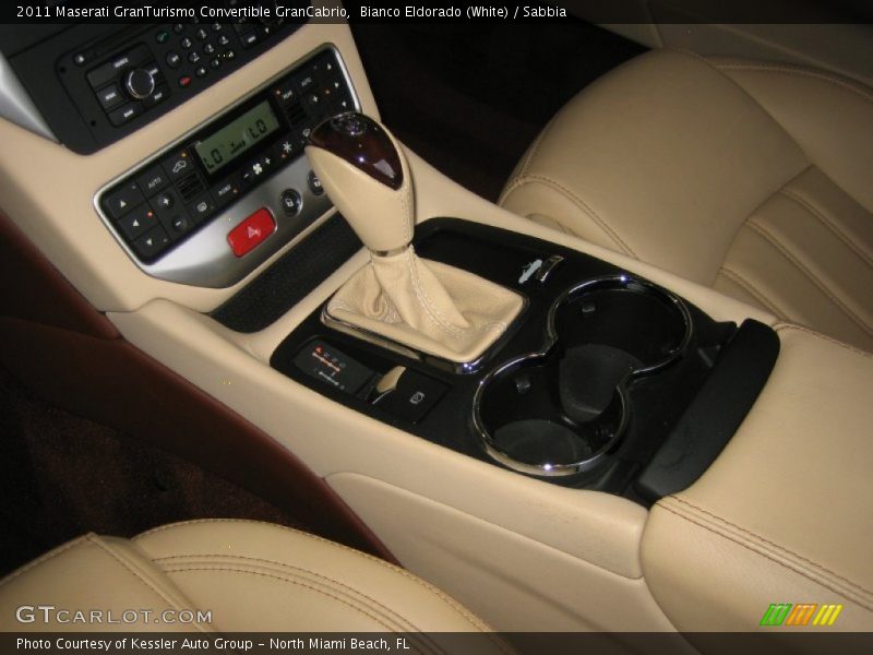 Bianco Eldorado (White) / Sabbia 2011 Maserati GranTurismo Convertible GranCabrio