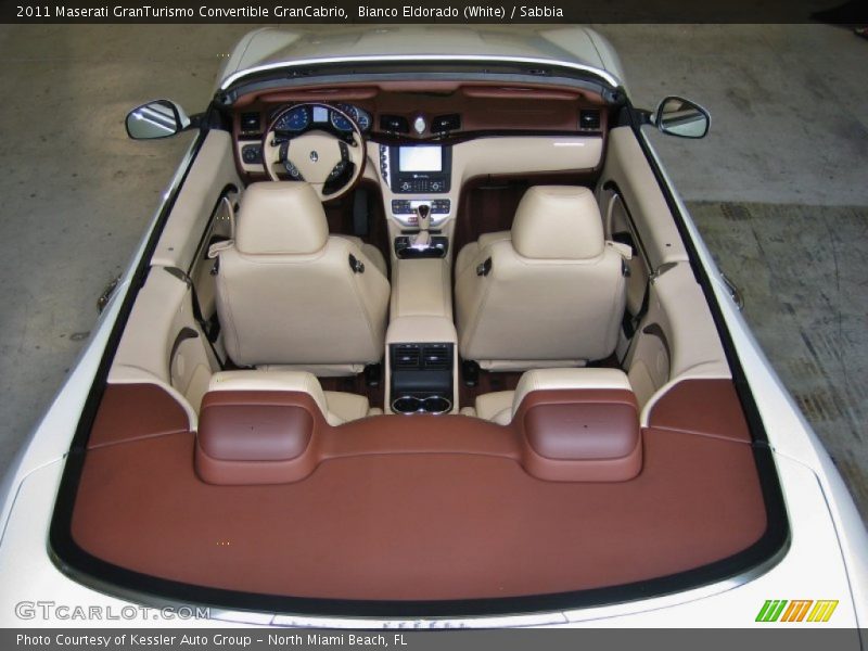 Bianco Eldorado (White) / Sabbia 2011 Maserati GranTurismo Convertible GranCabrio