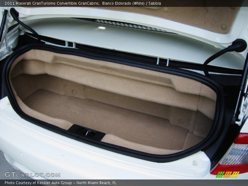 Bianco Eldorado (White) / Sabbia 2011 Maserati GranTurismo Convertible GranCabrio
