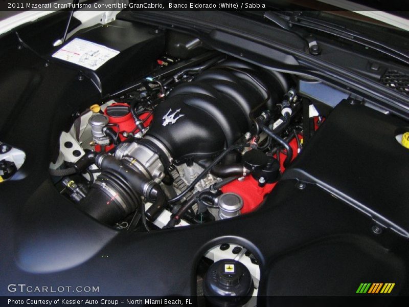 Bianco Eldorado (White) / Sabbia 2011 Maserati GranTurismo Convertible GranCabrio