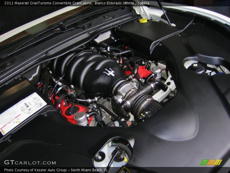 Bianco Eldorado (White) / Sabbia 2011 Maserati GranTurismo Convertible GranCabrio