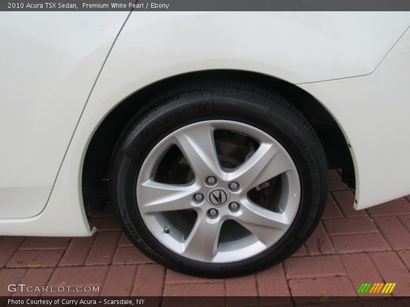 Premium White Pearl / Ebony 2010 Acura TSX Sedan