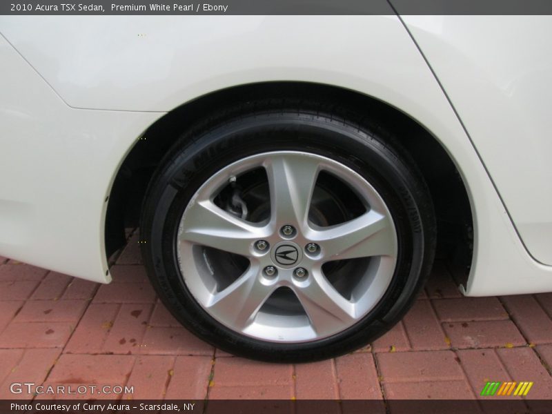 Premium White Pearl / Ebony 2010 Acura TSX Sedan