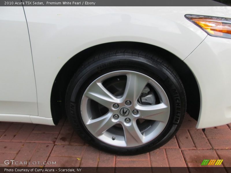 Premium White Pearl / Ebony 2010 Acura TSX Sedan